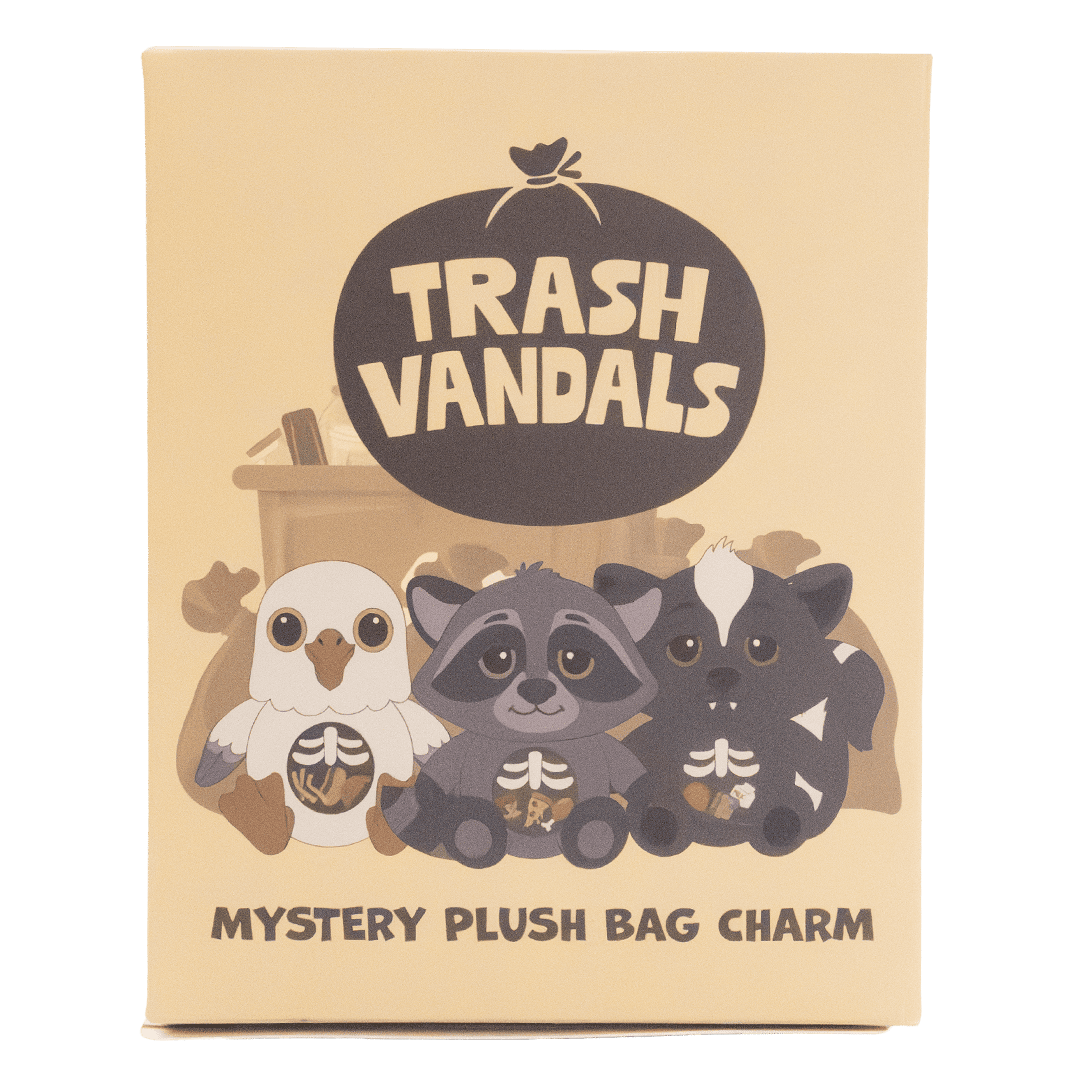 Trash Vandals Mystery Box Plush Bag Charms