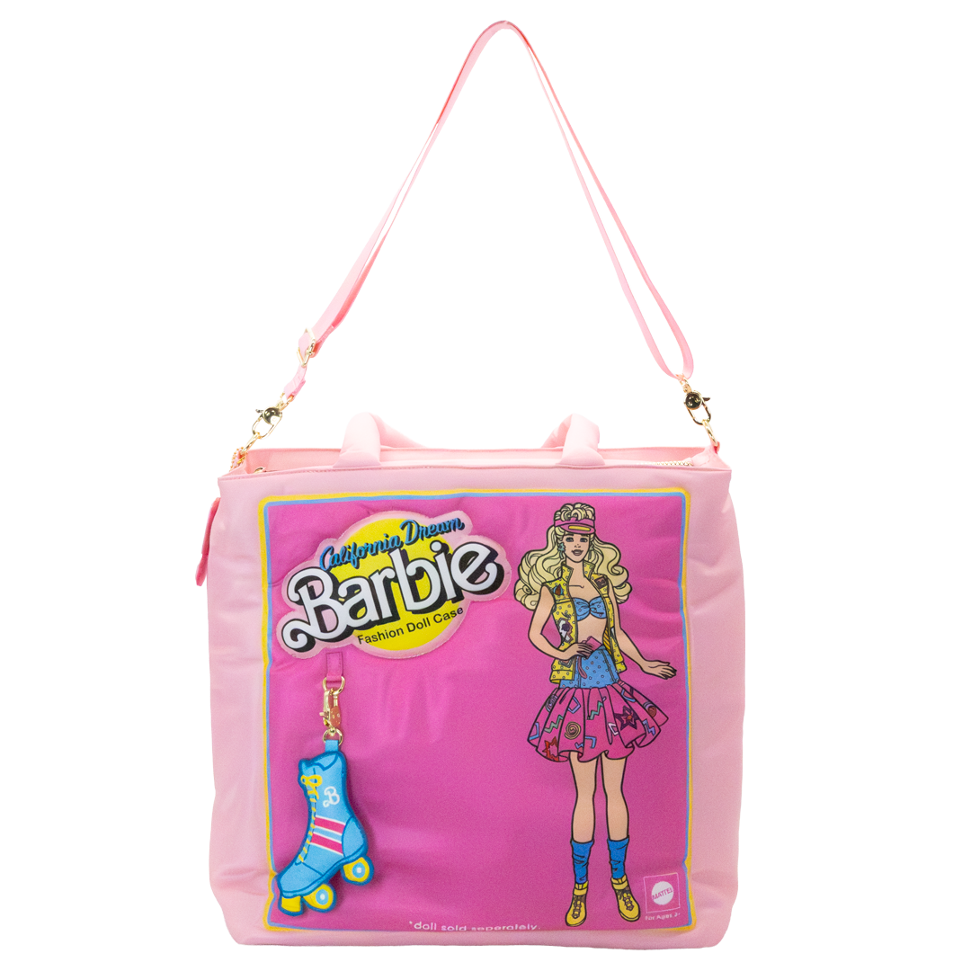Barbie California Dreamin’ Carrying Case Puffy Tote Bag