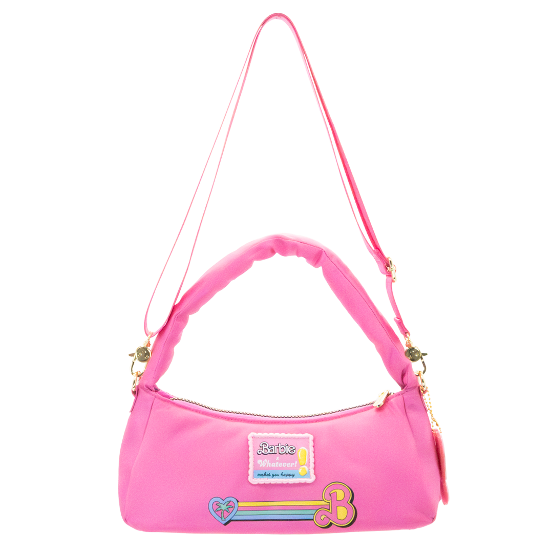Barbie California Dreamin’ Logo Padded Baguette Bag