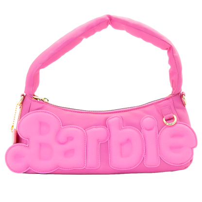 Barbie California Dreamin’ Logo Padded Baguette Bag