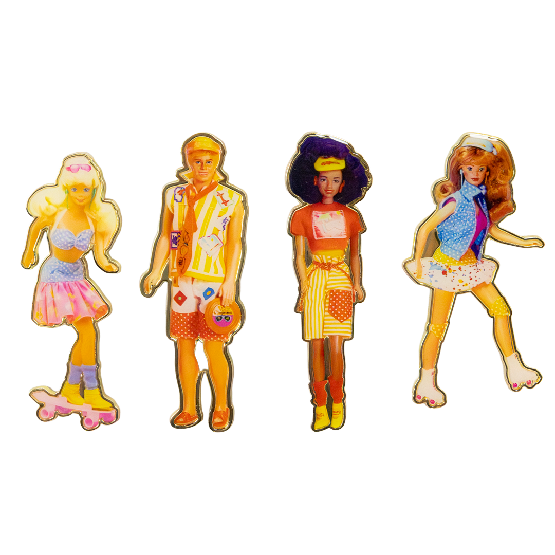 Barbie California Dreamin’ Vintage Toy Box Double Blind Mini ITA Bag Charm