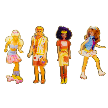 Barbie California Dreamin’ Vintage Toy Box Double Blind Mini ITA Bag Charm