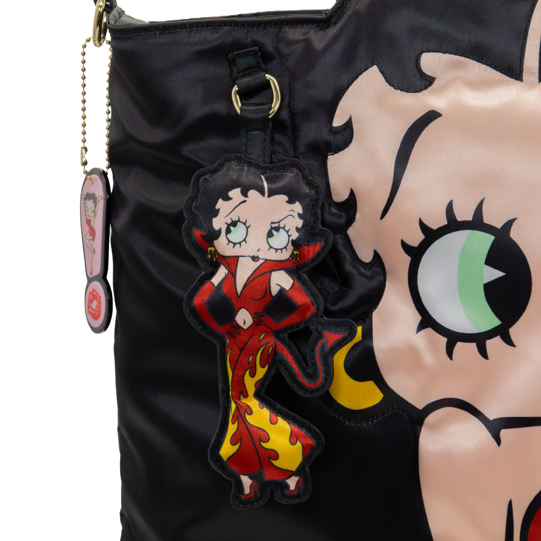 Betty Boop Naughty Vs. Nice Oversized Tote Bag