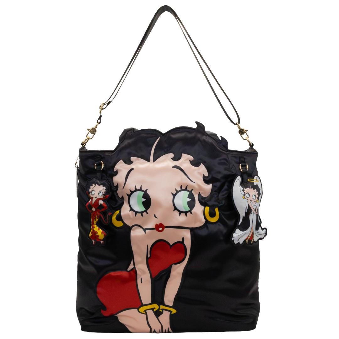 Betty Boop Naughty Vs. Nice Oversized Tote Bag