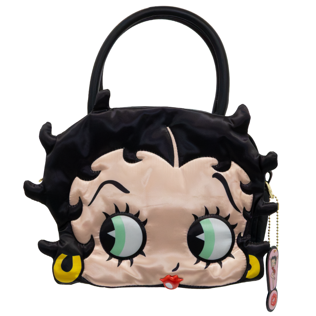 Betty Boop Head Crossbody Bag