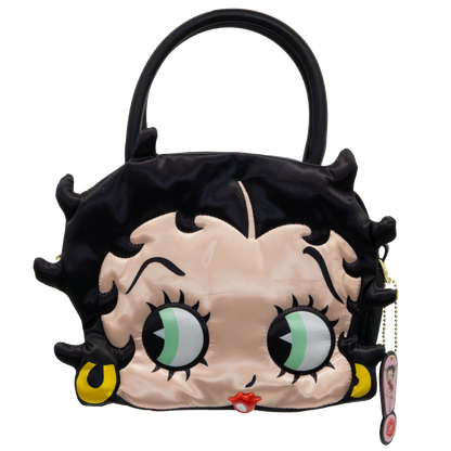 Betty Boop Head Crossbody Bag