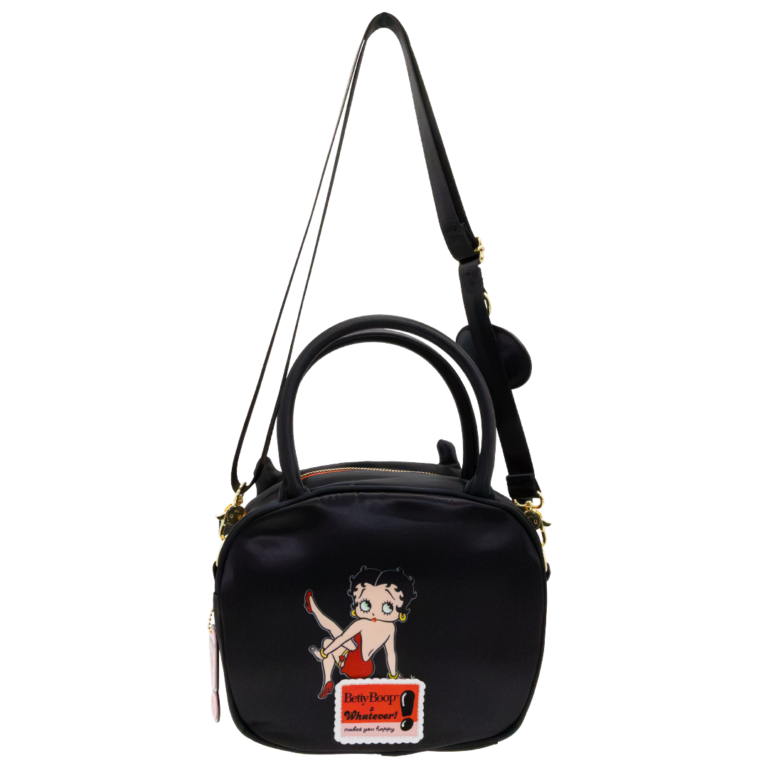 Betty Boop Head Crossbody Bag