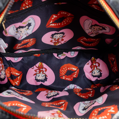 Betty Boop Head Crossbody Bag