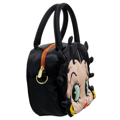 Betty Boop Head Crossbody Bag