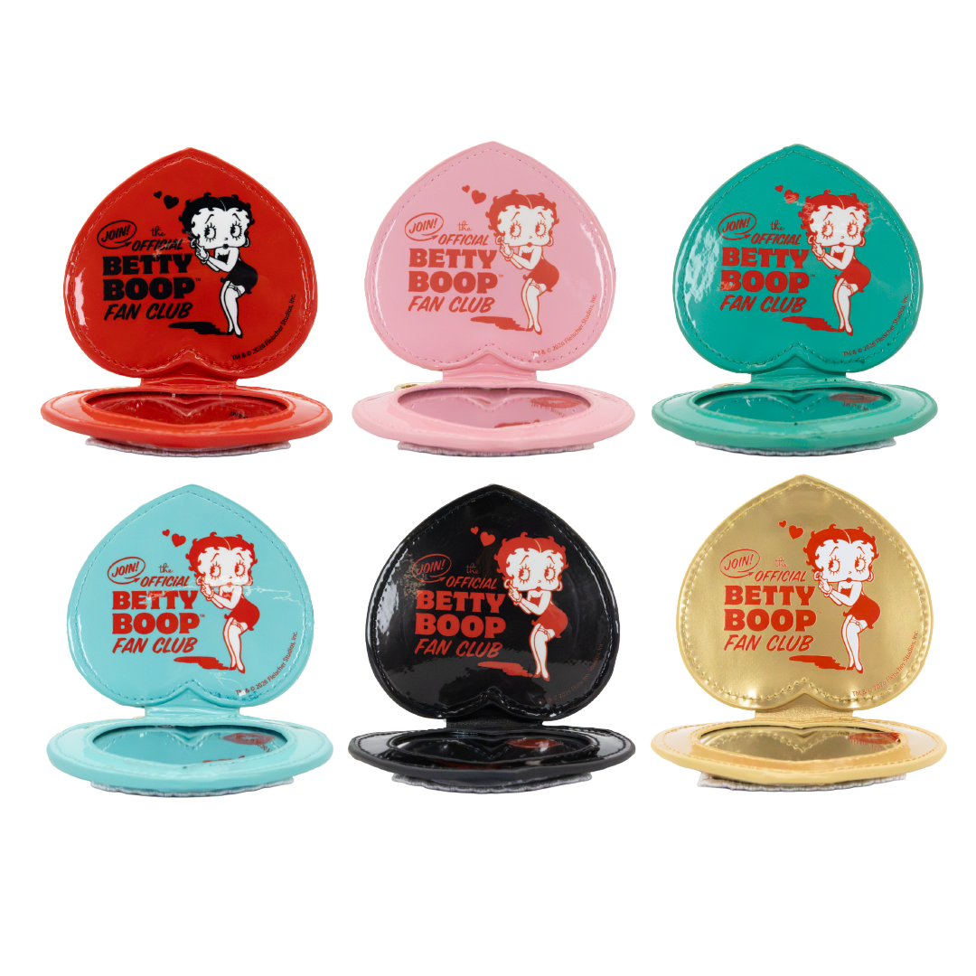Betty Boop Mystery Box Heart Compact Mirror Bag Charms