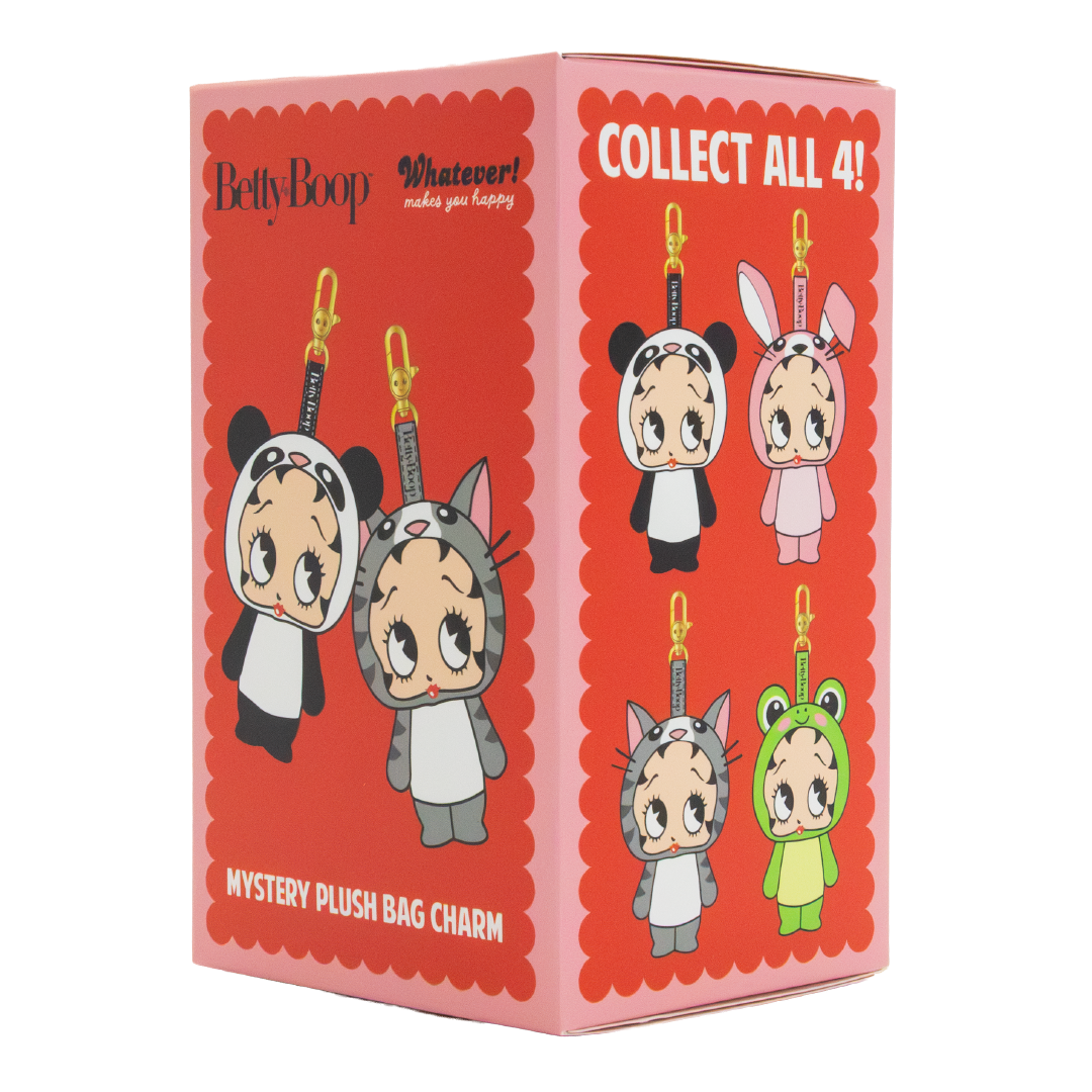 Betty Boop Mystery Box Silicone Face Plush Bag Charms