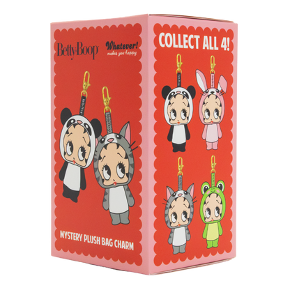Betty Boop Mystery Box Silicone Face Plush Bag Charms