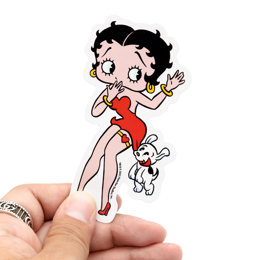 WEB EXCLUSIVE Betty Boop & Pudgy 6-Piece Sticker Pack