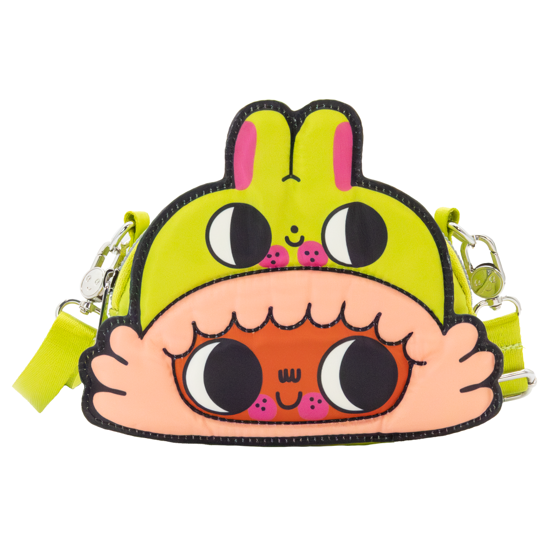 Burger Babie Padded Nylon Mini Crossbody Bag