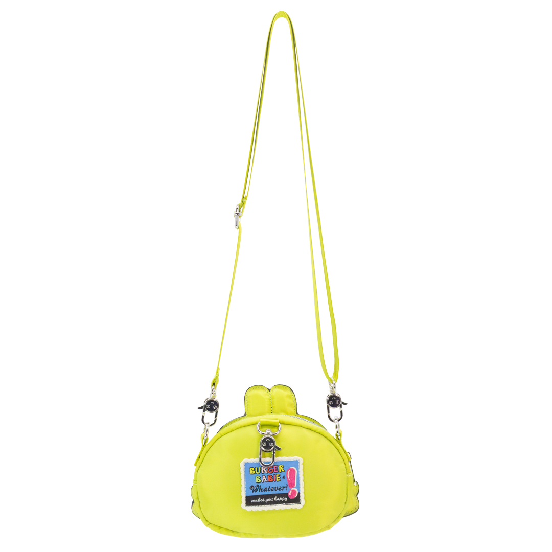 Burger Babie Padded Nylon Mini Crossbody Bag
