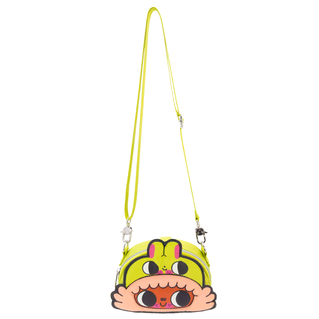 Burger Babie Padded Nylon Mini Crossbody Bag