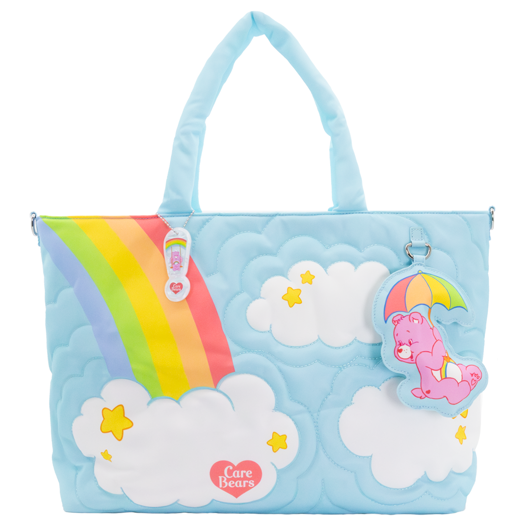 Care Bears and Clouds Quilted Nylon Tote Bag – Whatever! Company