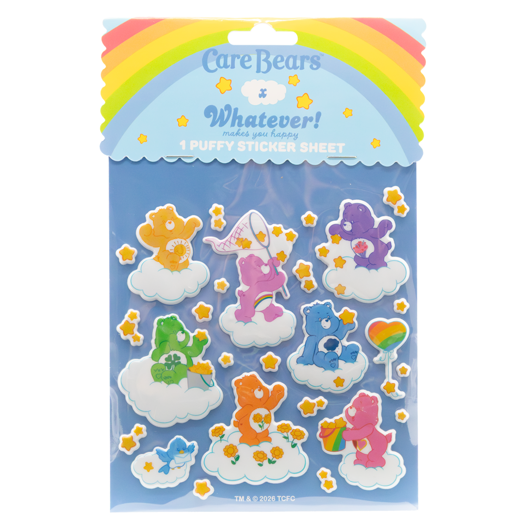 WEB EXCLUSIVE Care Bears Puffy Sticker Sheet