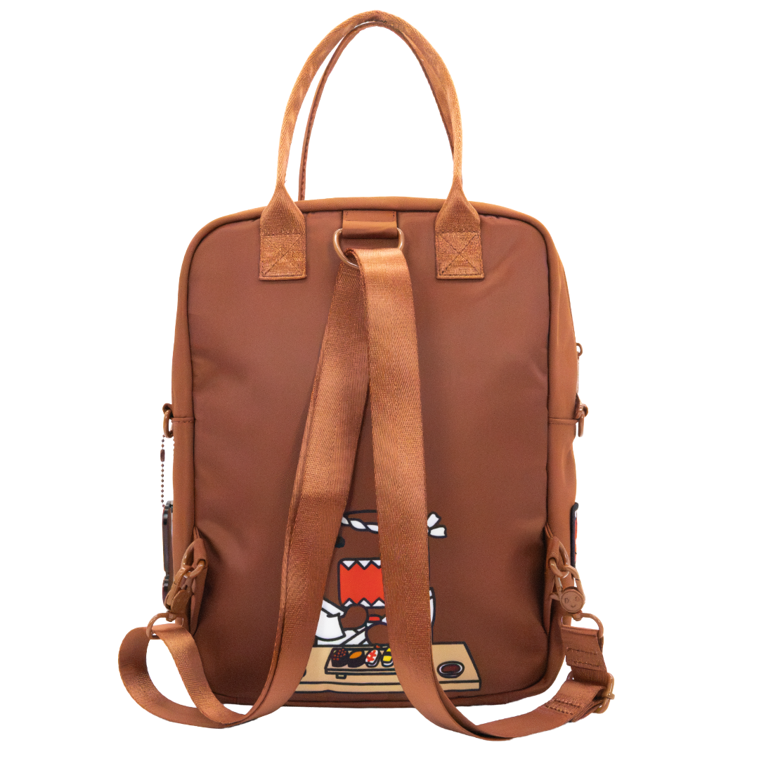 Domo Convertible ITA Square Backpack with Bag Charm