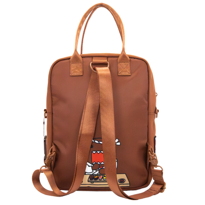 Domo Convertible ITA Square Backpack with Bag Charm