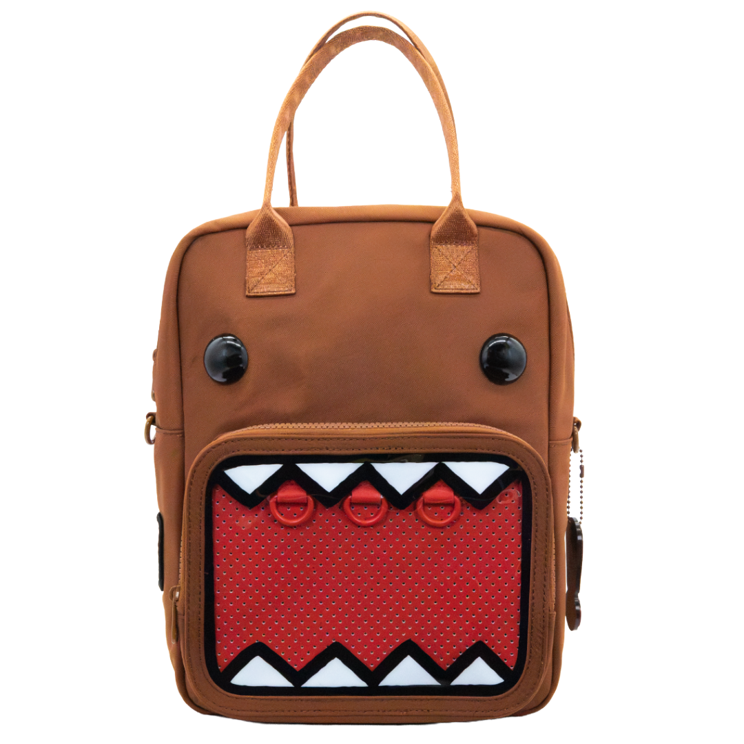 Domo Convertible ITA Square Backpack with Bag Charm