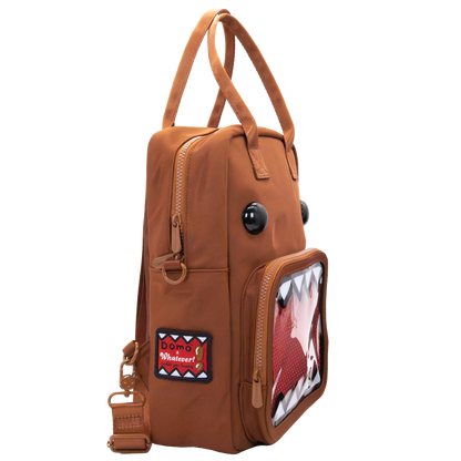 Domo Convertible ITA Square Backpack with Bag Charm