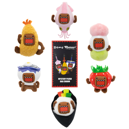 Domo Mystery Box Silicone Face Plush Bag Charms