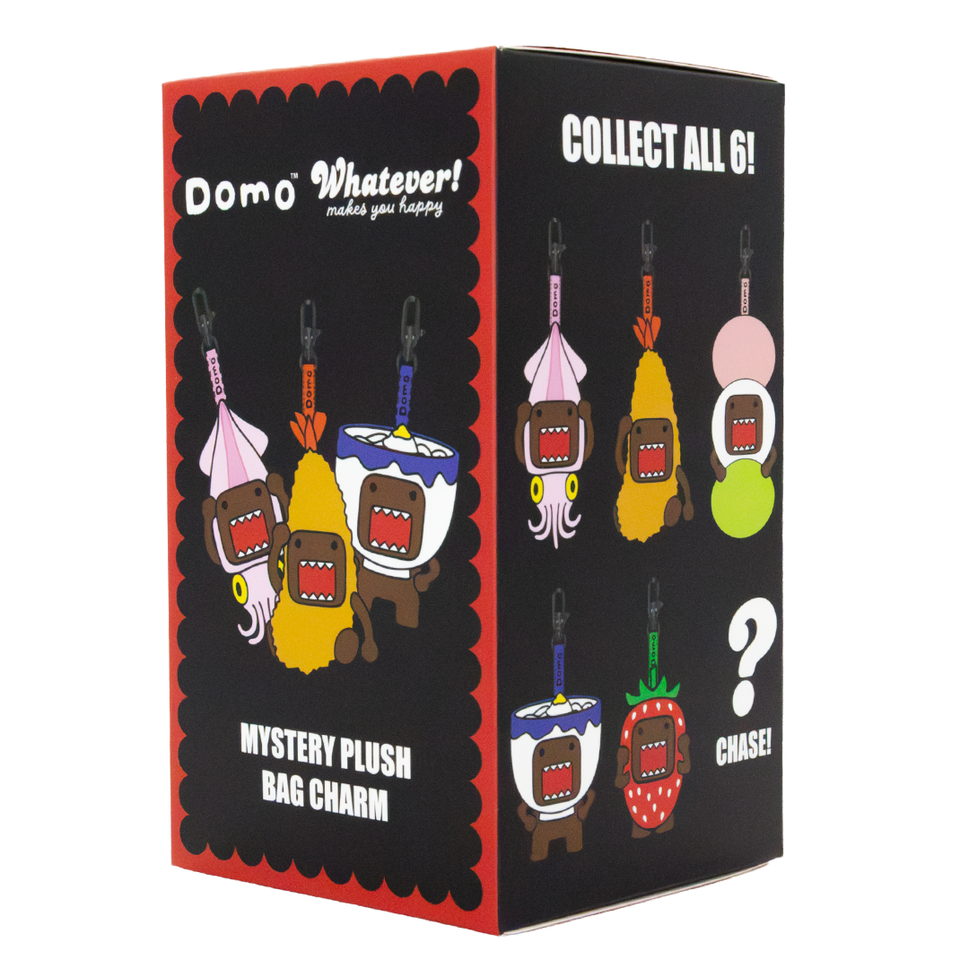 Domo Mystery Box Silicone Face Plush Bag Charms