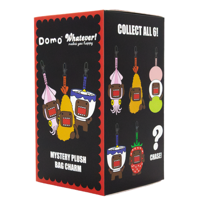 Domo Mystery Box Silicone Face Plush Bag Charms