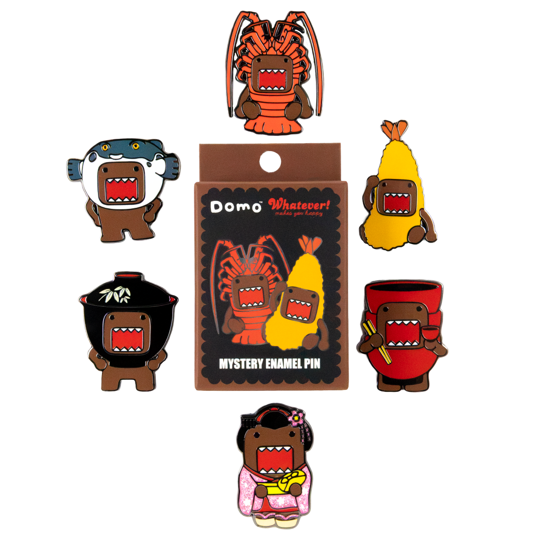 Domo Snacks Mystery Box Enamel Pins