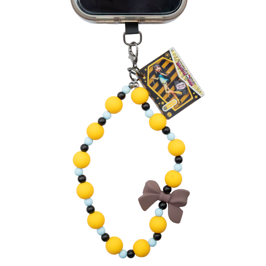Whatever! Makes You Happy X Monster High Mystery Box Beaded Toy Box Phone Charms (PDQ 12)
