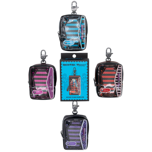 Whatever! Makes You Happy X Monster High Mystery Doll Box Mini ITA Bag Charm with Epoxy Pin
