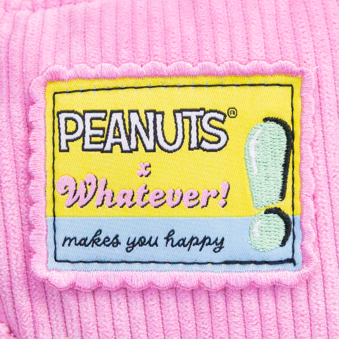 Peanuts Sherbet Spring Snoopy Figural Corduroy Crossbody Bag