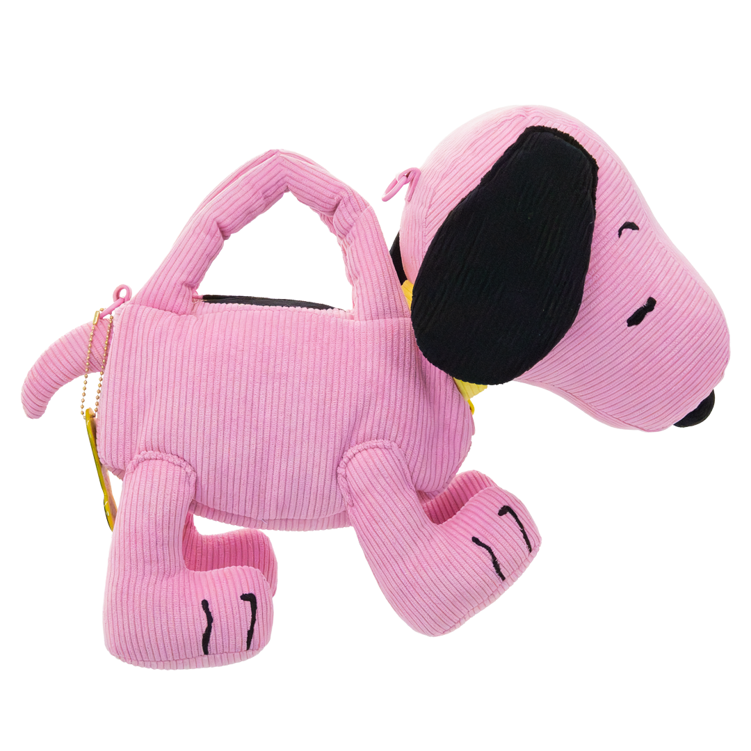 Peanuts Sherbet Spring Snoopy Figural Corduroy Crossbody Bag