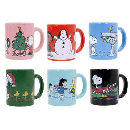 Peanuts Winter Scenes Mystery Box Mini Mug with Coaster
