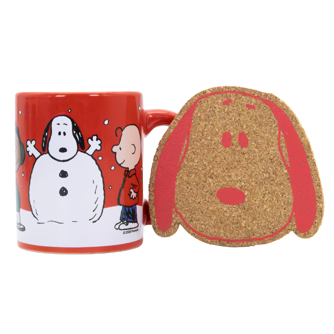 Peanuts Winter Scenes Mystery Box Mini Mug with Coaster