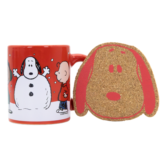 Peanuts Winter Scenes Mystery Box Mini Mug with Coaster