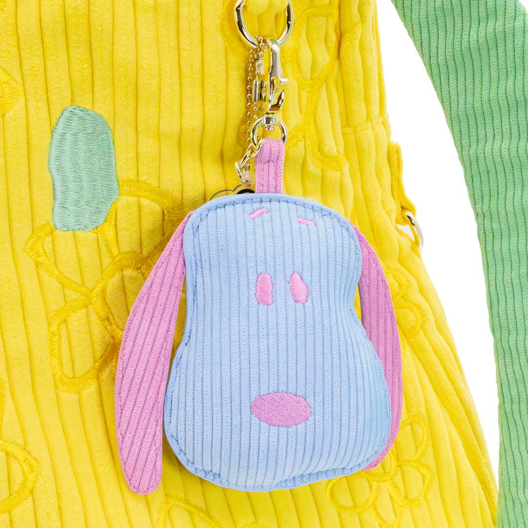 Peanuts Sherbet Spring Mystery Box Snoopy Head Padded Corduroy Bag Charms
