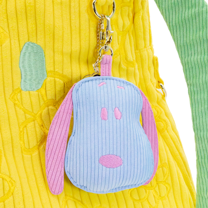 Peanuts Sherbet Spring Mystery Box Snoopy Head Padded Corduroy Bag Charms