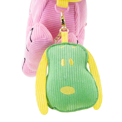 Peanuts Sherbet Spring Mystery Box Snoopy Head Padded Corduroy Bag Charms