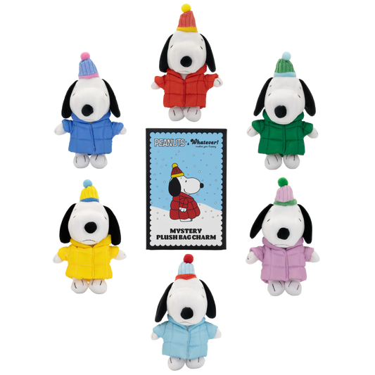 Peanuts Snoopy Puffer Jacket Mystery Box Plush Bag Charms