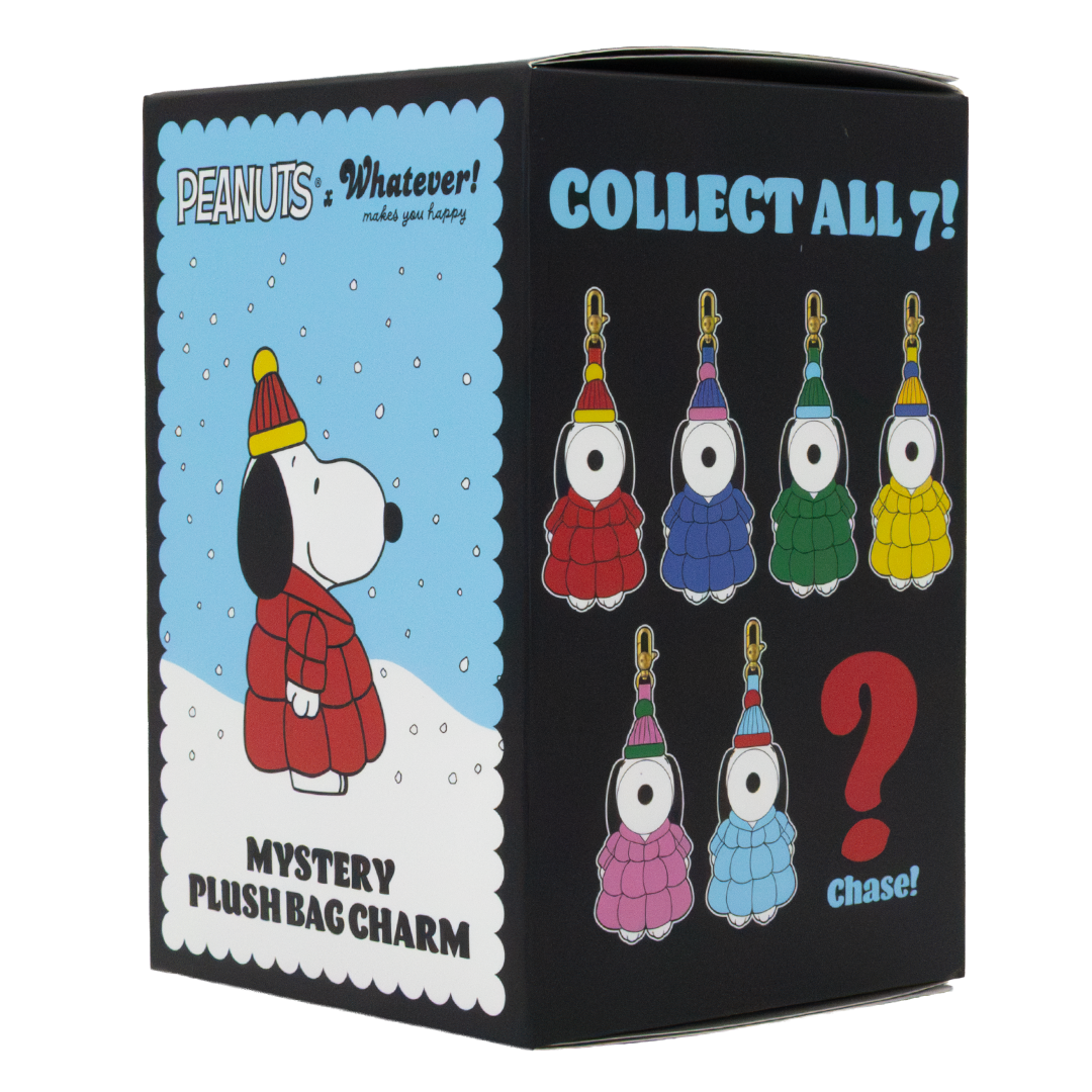 Peanuts Snoopy Puffer Jacket Mystery Box Plush Bag Charms