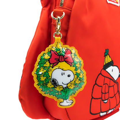 Peanuts Snoopy Winter Scenes Mystery Box Padded Vinyl Bag Charms