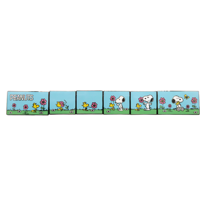 Peanuts Sherbet Spring Mystery Box Comic Strip Puzzle Enamel Pins
