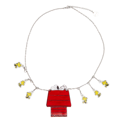 Peanuts 75th Snoopy’s Doghouse Layered Acrylic Necklace
