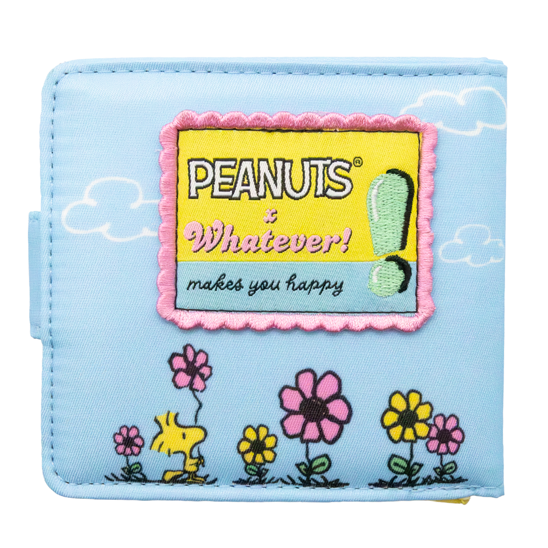 Peanuts Sherbet Spring Padded Nylon Bi-Fold Wallet