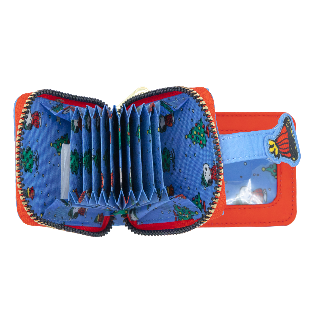 Peanuts Snoopy Puffer Jacket Accordion Cardholder Wallet