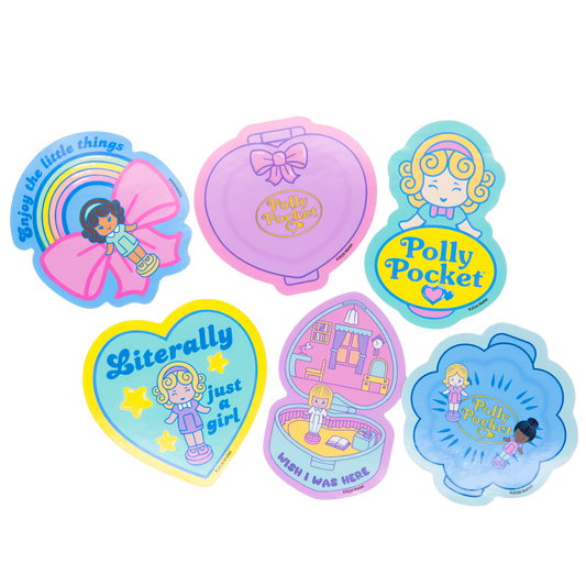 WEB EXCLUSIVE POLLY POCKET 6PK STICKERS
