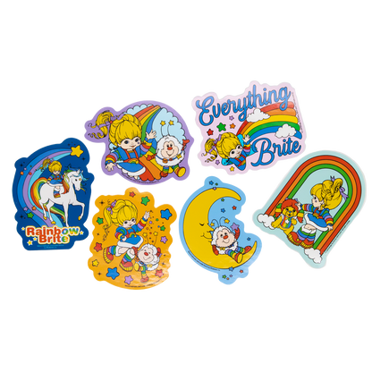 WEB EXCLUSIVE Rainbow Brite & Friends 6-Piece Sticker Pack