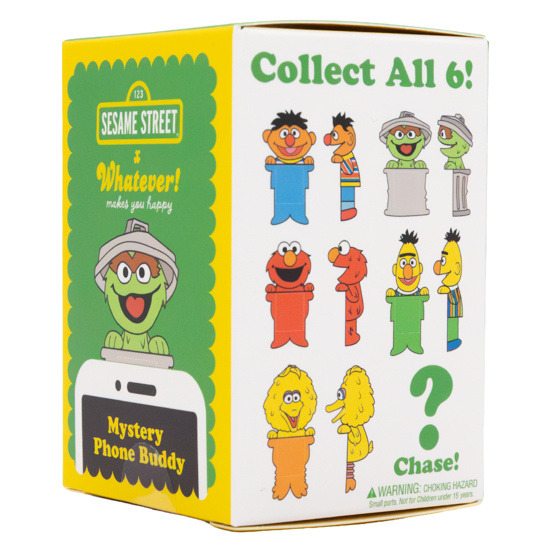 Whatever! Makes You Happy X Sesame Street Mystery Box Phone Buddies